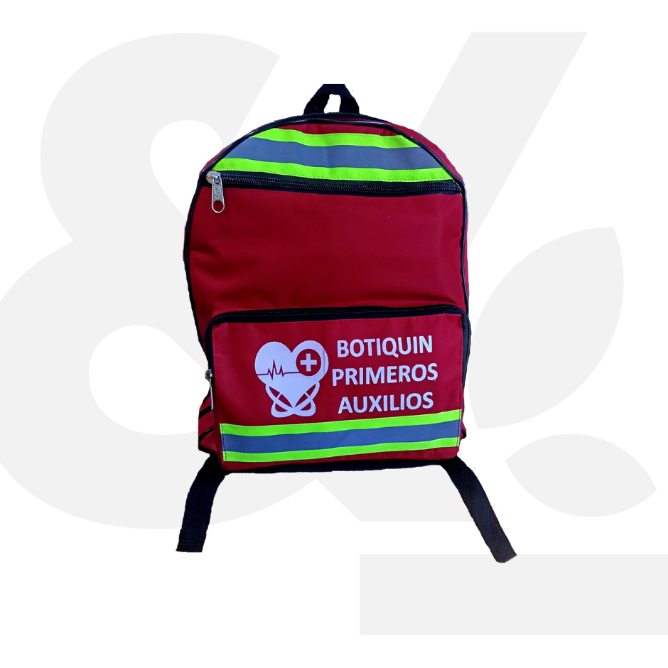 Botiquín Tipo Morral Con Reflectivo Tamaño Oficio