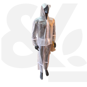 Impermeable Transparente Silicona C-8 Talla-S