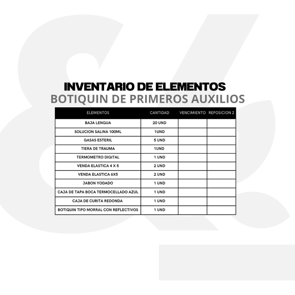 Botiquín Pequeño Tipo A Completo - Imagen 2