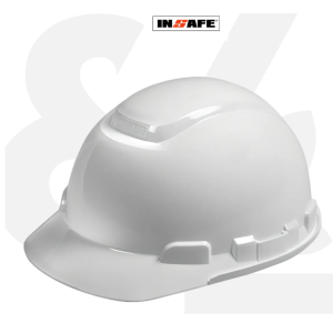 Casco Dieléctrico Tipo Rachet Blanco Insafe IN-1406R-BL